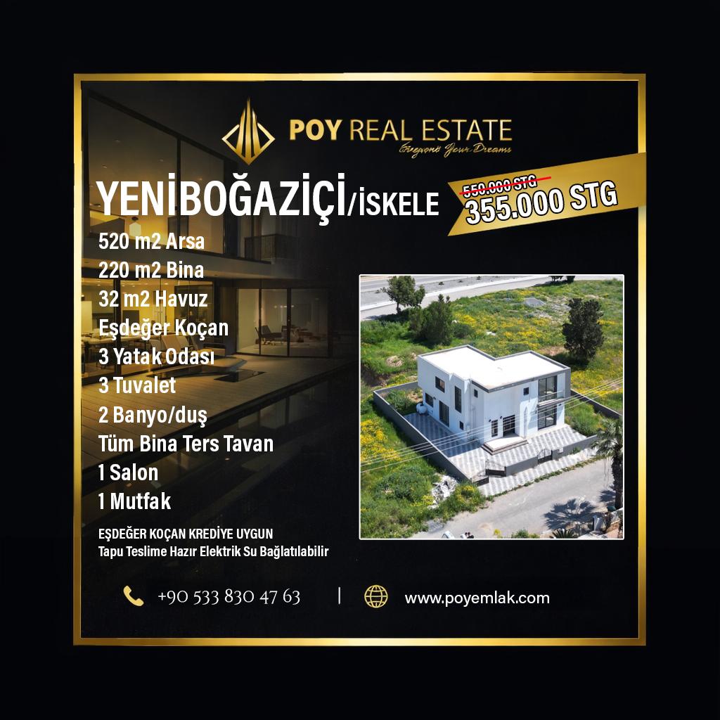 YENİBOĞAZİÇİ ŞOK FİYATA SATILIK VİLLA!